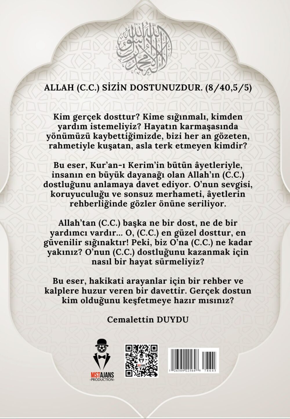 Konuşan Kitab Külliyatı Elif Serisi' nden Kur'an-ı  Kerim Diyor ki ! ALLAH (C.C.) SİZİN DOSTUNUZDUR. - Görsel 2